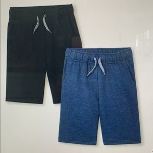 NWT (2 pairs) Boys Comfy Knit shorts